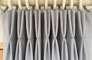 Double Box Pleat Curtain Cleaning