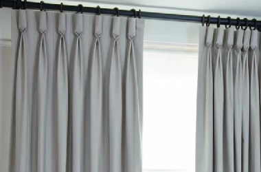 Goblet Pleat Curtains Cleaning