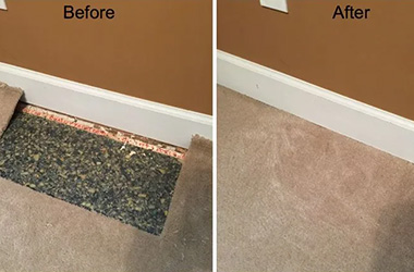 Carpet Repair Before And After