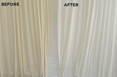 Curtain Cleaning Before And After