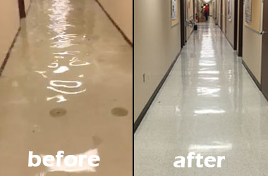 Water Damage Restoration Before And After 1