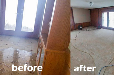 Water Damage Restoration Before And After 3