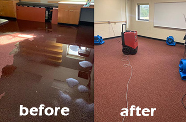 Water Damage Restoration Before And After 4